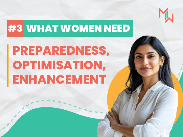 What Women need: Preparedness, Optimisation, Enhancement