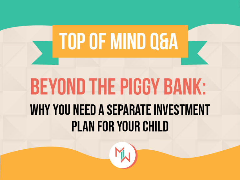 Beyond the Piggy Bank: Why You Need a Separate Investment Plan for Your Child